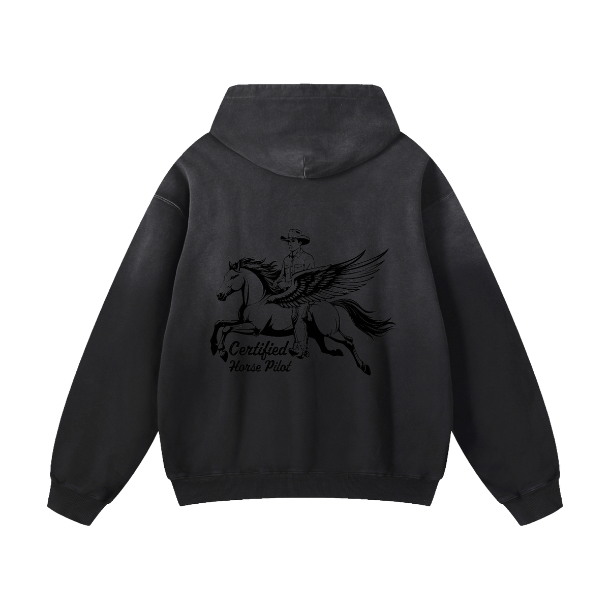 Horse Pilot Sweatshirt - BLACKOUT