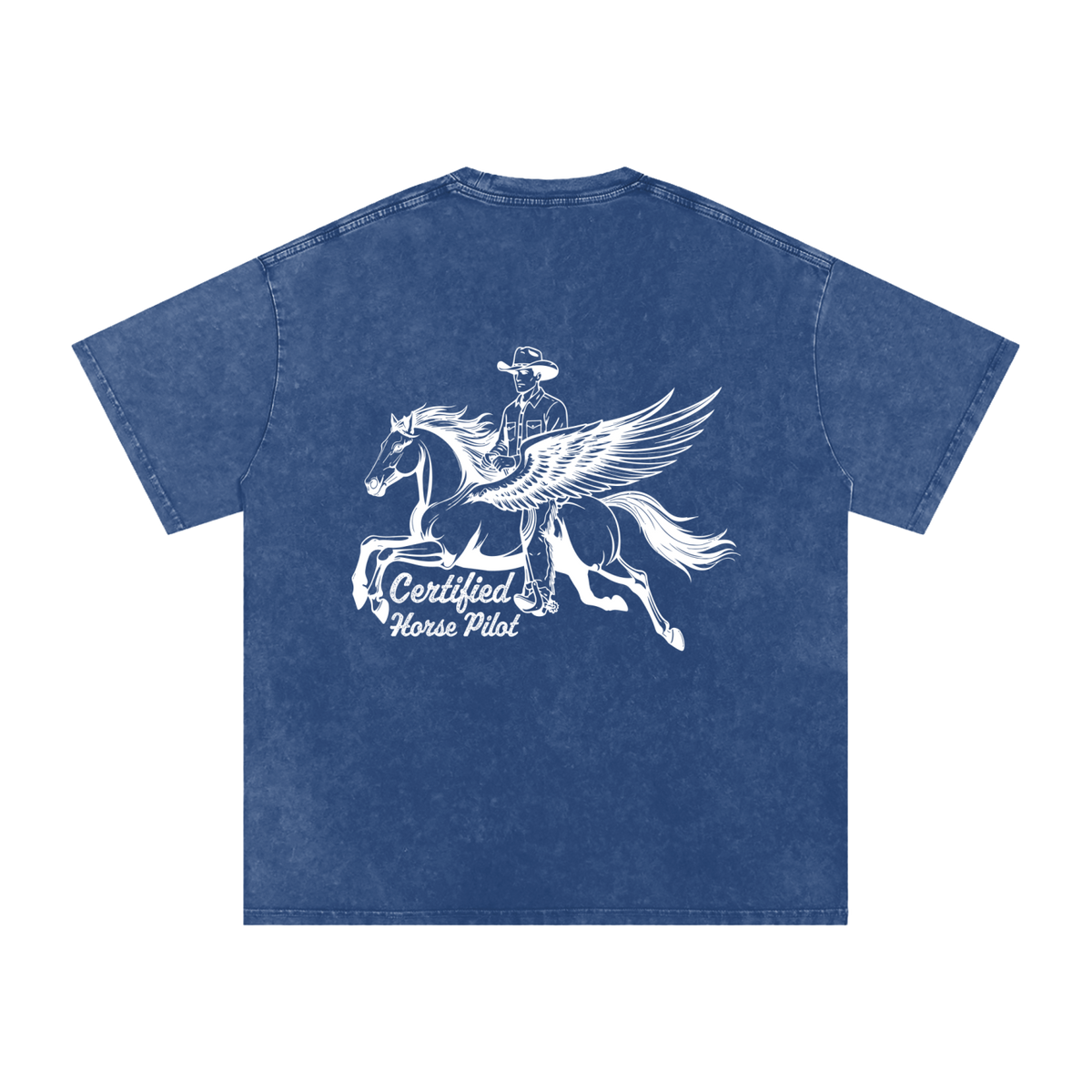 Horse Pilot Snow Washed Tee